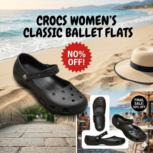 The Daintiest Crocs Ever: Classic Ballet Flats