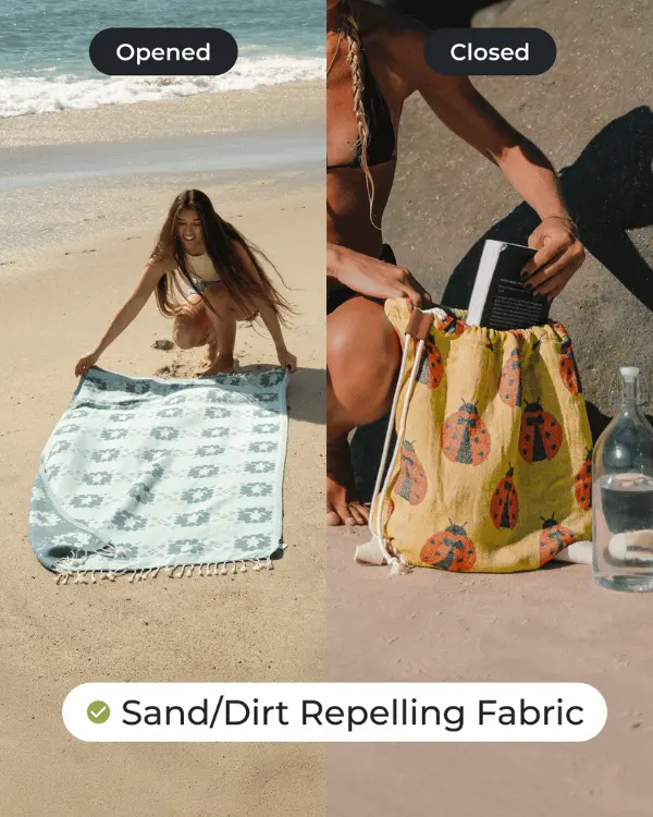 The Ultimate 2-in-1 Beach Towel & Travel Backpack