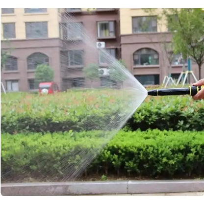 Home high-pressure car wash water gun with booster nozzle and hose, portable handheld water sprayer, a must-have for watering plants and vegetables, car washing, garden cleaning, pet bathing and outdoor rinsing.