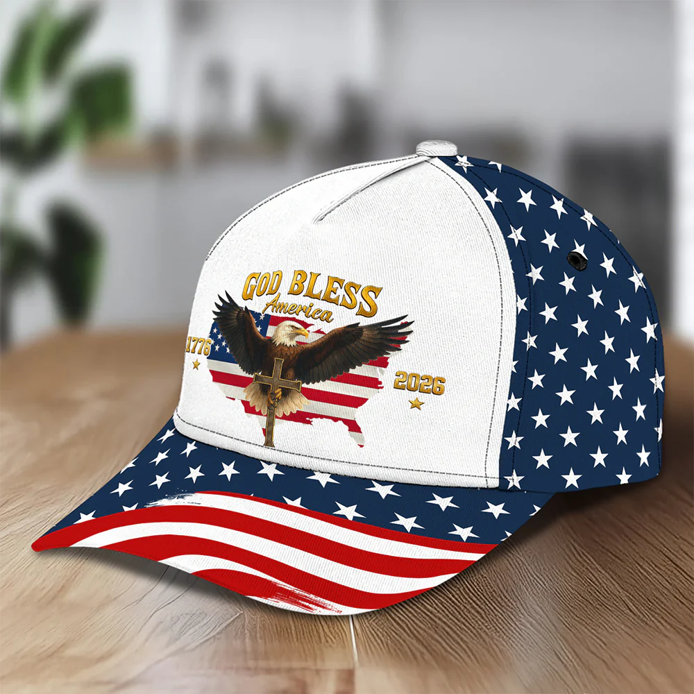 Personalized US Eagle 250 Years Of Freedom 1776 - 2026 Classic Cap