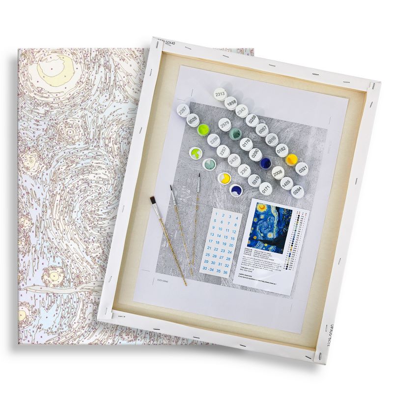 🎨 Custom Photo Paint by Numbers Kit | 12" x 16" (30x40cm) with Easy DIY Wooden Frame