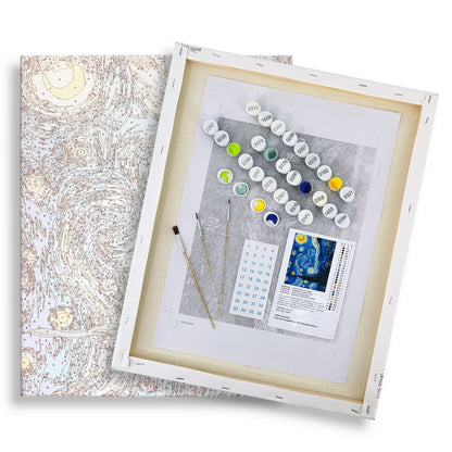 🎨 Custom Photo Paint by Numbers Kit | 12" x 16" (30x40cm) with Easy DIY Wooden Frame