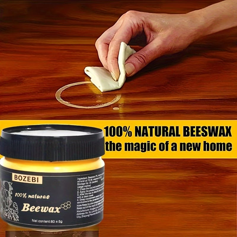 Natural Wood Seasoning Beeswax | Traditional Furniture Polish & Restorer