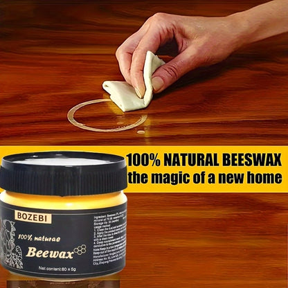 Natural Wood Seasoning Beeswax | Traditional Furniture Polish & Restorer