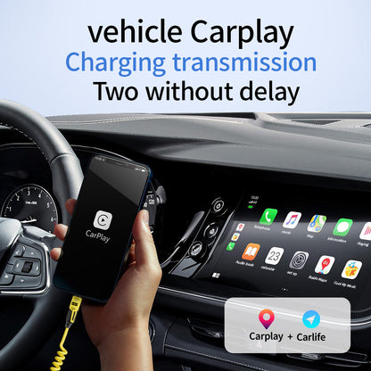 4-in-1 Coiled Fast Charging Cable | 65W Retractable Cord for Car & Desk