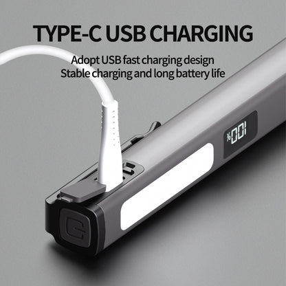 6-in-1 Magnetic EDC Penlight | Rechargeable Inspection & Auto Work Light with LED Display
