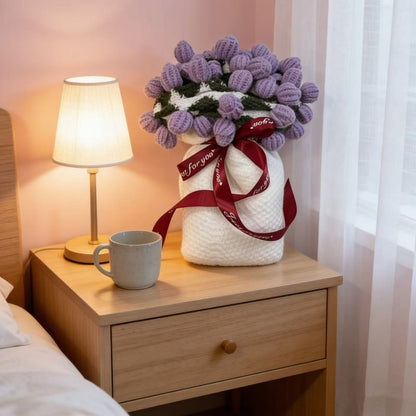 Handcrafted 3D Rose Throw Blanket | Premium Plush Floral Knit for Gifting