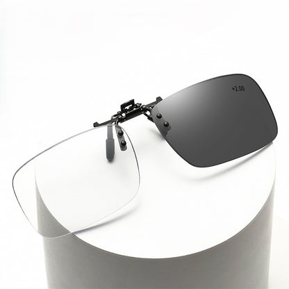 Photochromic Progressive Multifocal Clip-On Reading Glasses | Anti-Blue Light & Flip-Up Lenses