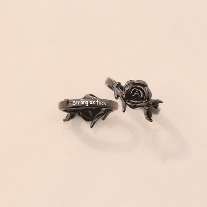 For Self-Black rose stands for survival