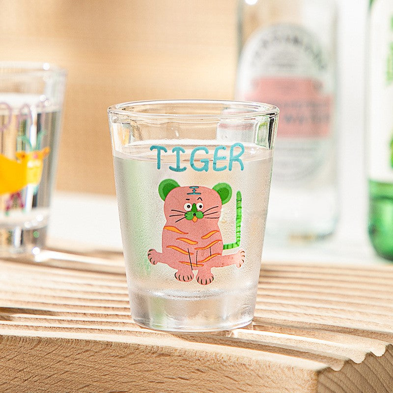 Kawaii Glass Shot Cups | Cute Cartoon Mini Glasses for Soju, Sake & Espresso