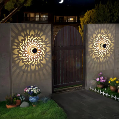 🔥Limited 50% OFF🔥Solar Mandala Projector Light Patio Ambient Decor