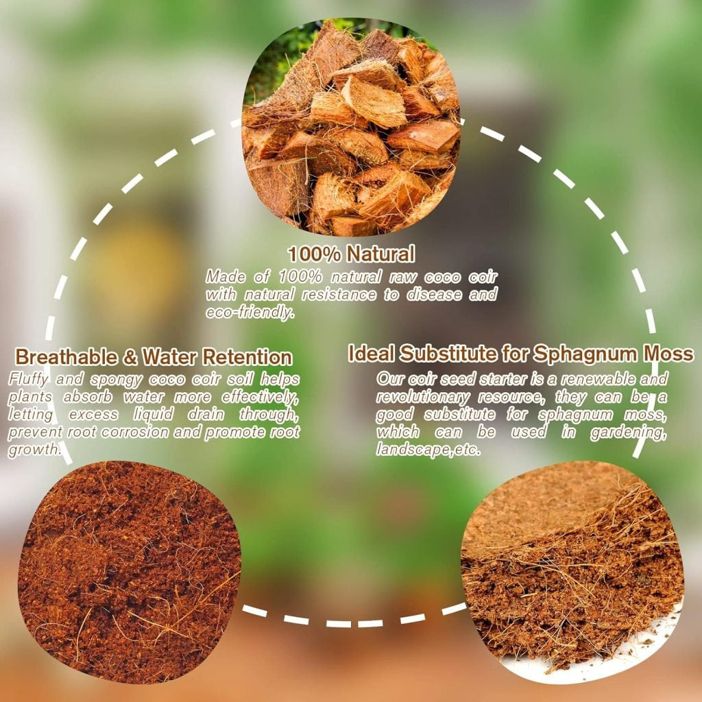 🔥 🌱 Premium Organic Coconut Coir Bricks For Plants🥥