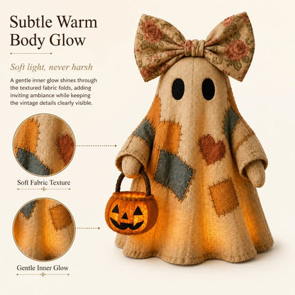 Lighted Vintage Patchwork Ghost 👻  Free Shipping