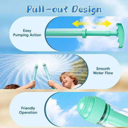 Magical Fireworks Water Blaster – Safe Pump-Action Squirt Guns for Kids & Toddlers