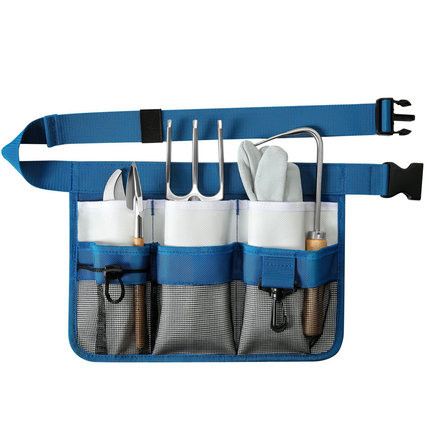 Heavy-Duty Gardener's Tool Belt | Premium Waterproof Multi-Pocket Utility Pouch