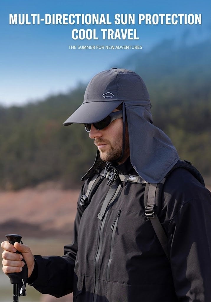 🔥50% OFF🔥Summer Sun Protection Hat with Built-In Neck Shade