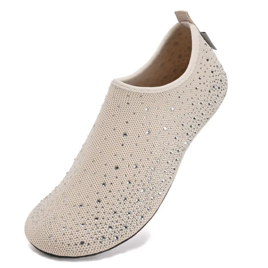✨ Sparkle Barefoot Water Shoes for Women | Quick-Dry, Lightweight Aqua Socks for Beach, Swim, Surf & Yoga