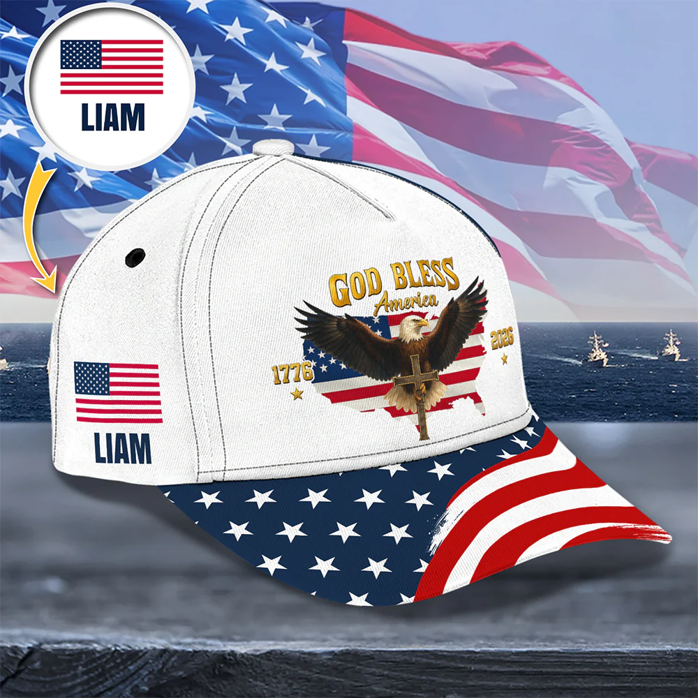 Personalized US Eagle 250 Years Of Freedom 1776 - 2026 Classic Cap