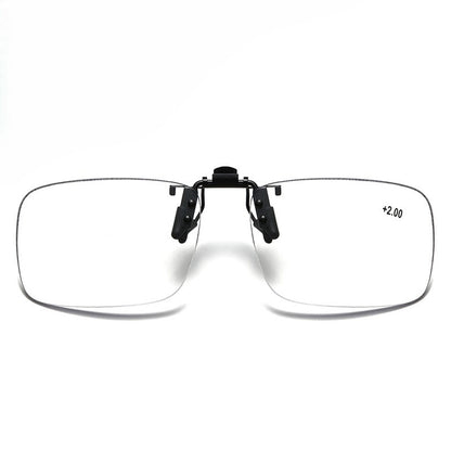 Photochromic Progressive Multifocal Clip-On Reading Glasses | Anti-Blue Light & Flip-Up Lenses