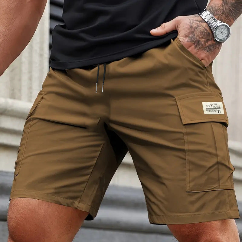 50% Off！Men’s Summer Quick‑Dry Cargo Shorts Loose Fit Knee Length