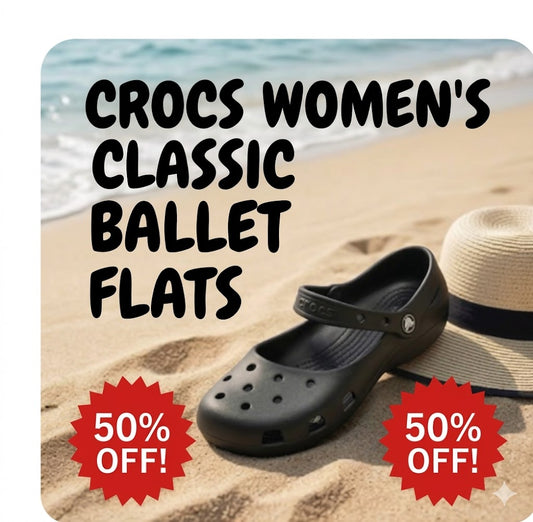 The Daintiest Crocs Ever: Classic Ballet Flats