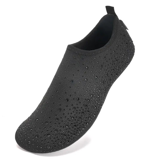 ✨ Sparkle Barefoot Water Shoes for Women | Quick-Dry, Lightweight Aqua Socks for Beach, Swim, Surf & Yoga