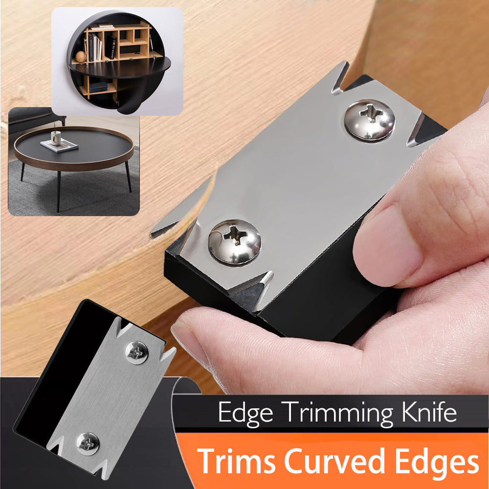 🪚 Professional Woodworking Edge Trimmer | Manual Chamfer & Rounding Edge Banding Scraper