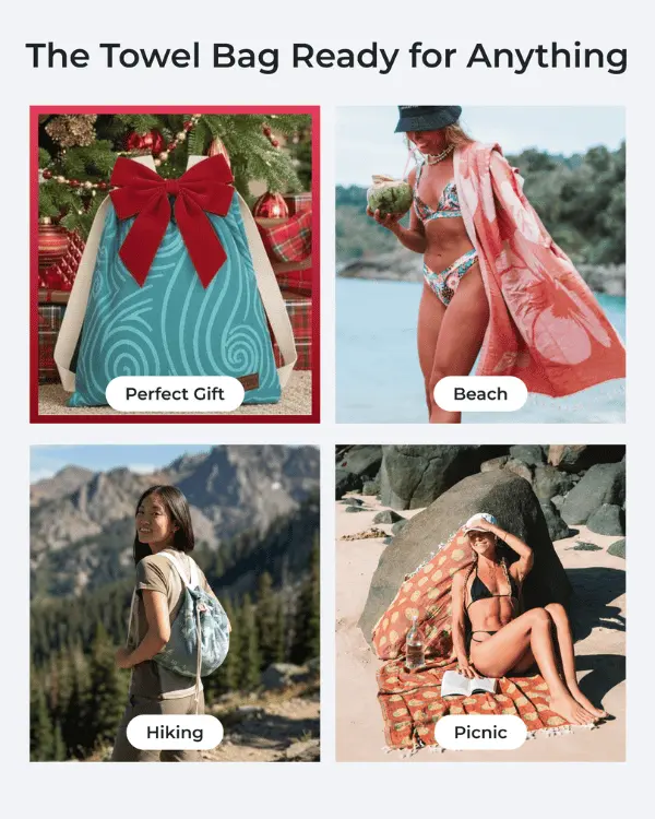 The Ultimate 2-in-1 Beach Towel & Travel Backpack