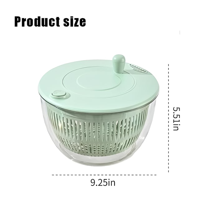 Salad Spinner Chopper Large – 6-Blade Multifunction Kitchen Tool 🥗✨