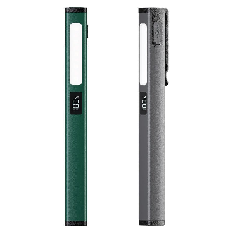 6-in-1 Magnetic EDC Penlight | Rechargeable Inspection & Auto Work Light with LED Display