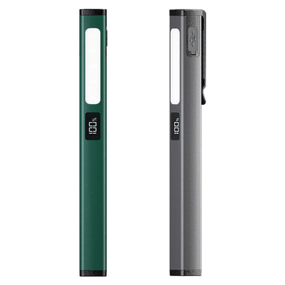 6-in-1 Magnetic EDC Penlight | Rechargeable Inspection & Auto Work Light with LED Display