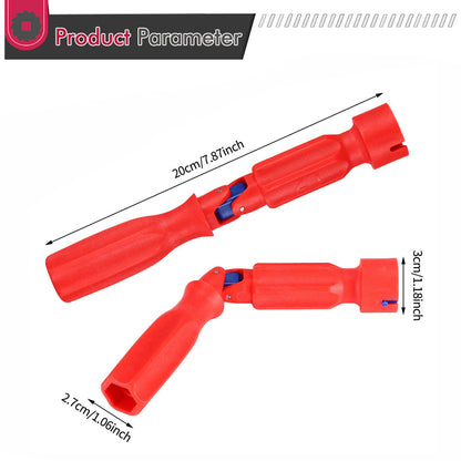 Multi-Functional Toilet Seat & Sink Wrench | Plumbing Installation Tool for Hard-to-Reach Nuts