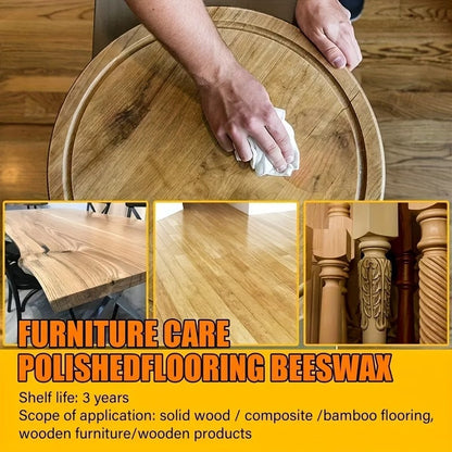 Natural Wood Seasoning Beeswax | Traditional Furniture Polish & Restorer