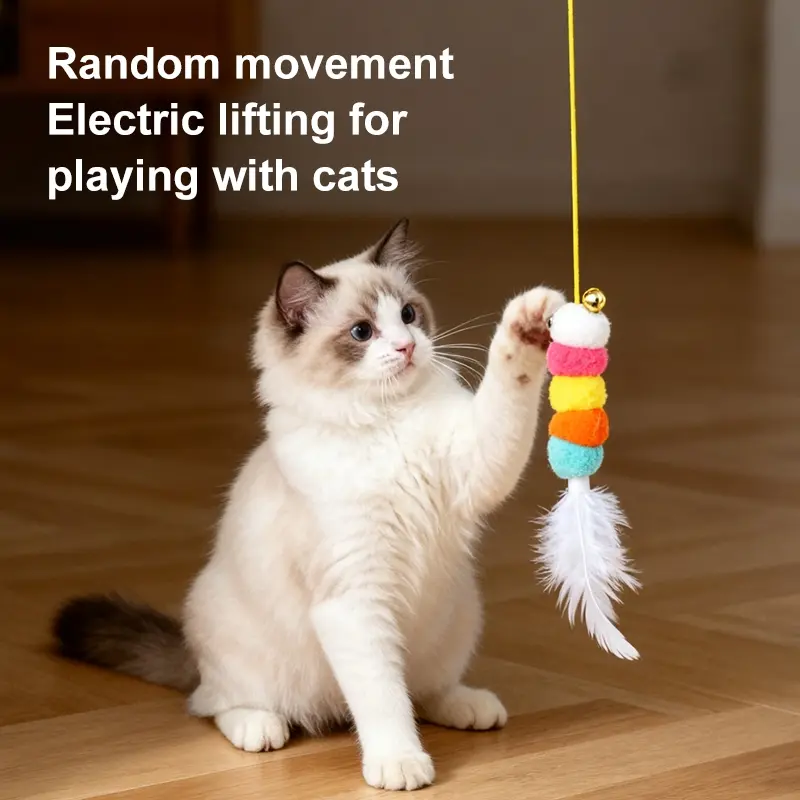 Smart Electric Automatic Cat Teaser: Free Your Hands, Awaken Your Cat's Hunting Instinct