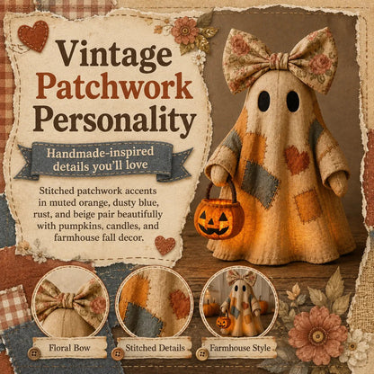 Lighted Vintage Patchwork Ghost 👻  Free Shipping