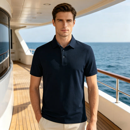 ⚡Hot Sales 50% OFF🔥8-Pack Men's Polo Shirts – Soft Breathable Cotton, Comfortable Short Sleeve Casual Fit