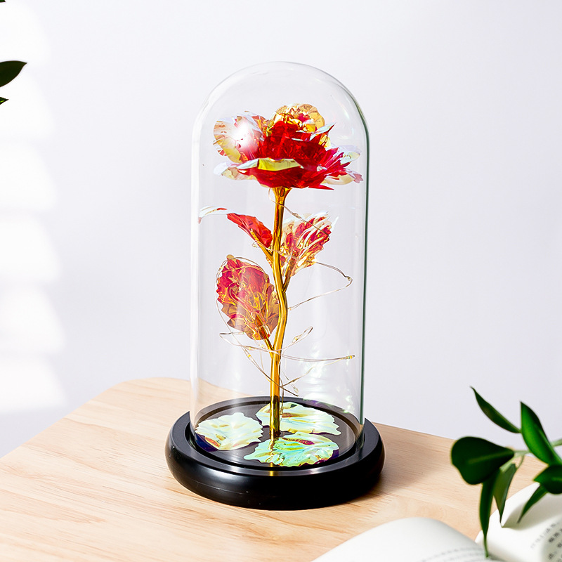 Colorful Galaxy Rose with Love