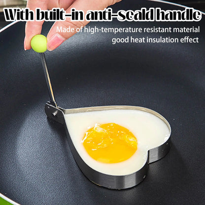 🍳 5-Piece Fun Shape Egg & Pancake Molds | Turn Boring Breakfasts into Kids' Favorites