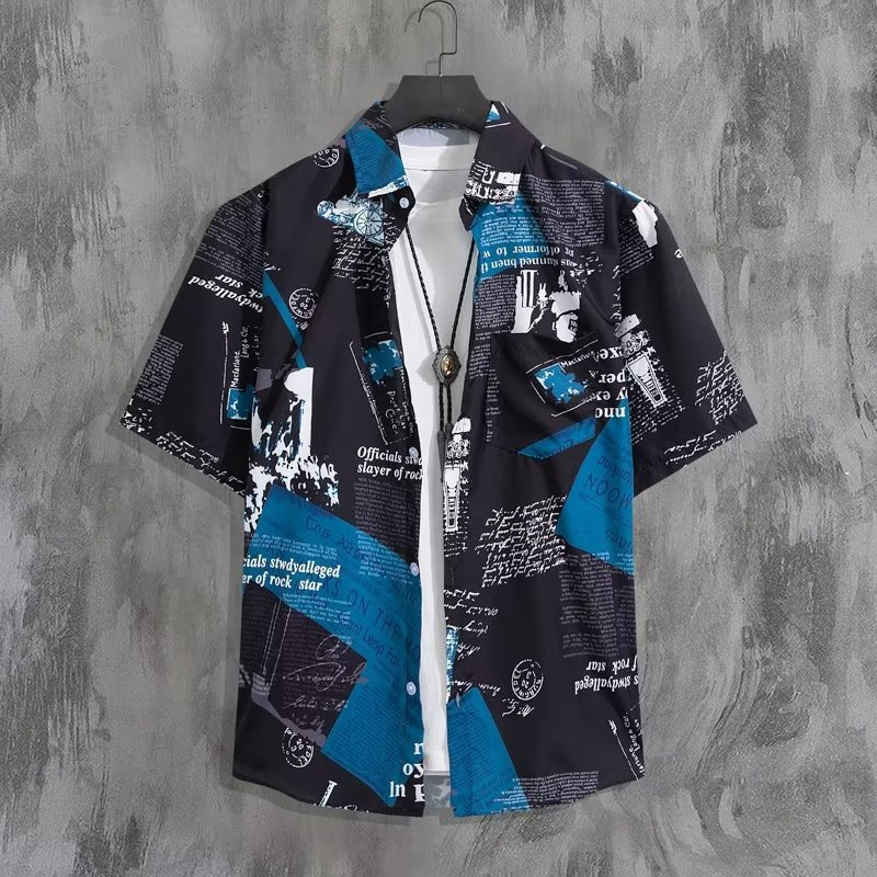 Men's Casual Vintage Summer Beach Short Sleeve Shirt 20% off on 2 or more items！