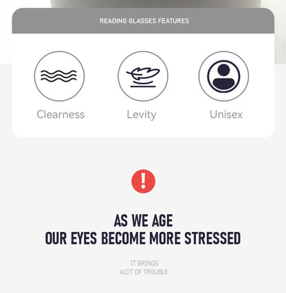 Photochromic Progressive Multifocal Clip-On Reading Glasses | Anti-Blue Light & Flip-Up Lenses