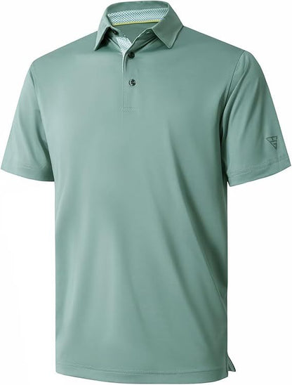⚡Hot Sales 50% OFF🔥8-Pack Men's Polo Shirts – Soft Breathable Cotton, Comfortable Short Sleeve Casual Fit
