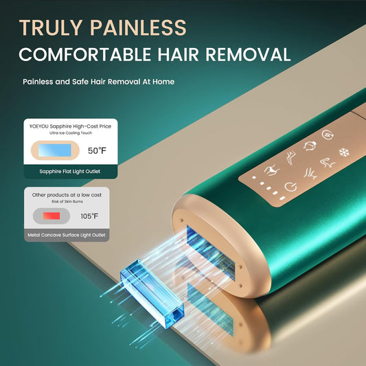 Sapphire Ice Cooling Hair Removal Device