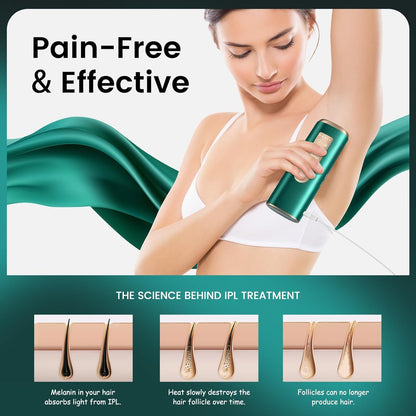 Sapphire Ice Cooling Hair Removal Device