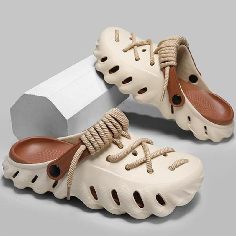 🎁50% OFF🎁Soft Rope Contrast Clogs