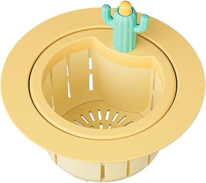 Magic Cactus Sink Strainer | Touch-Free Push-to-Dump Kitchen Drain Filter