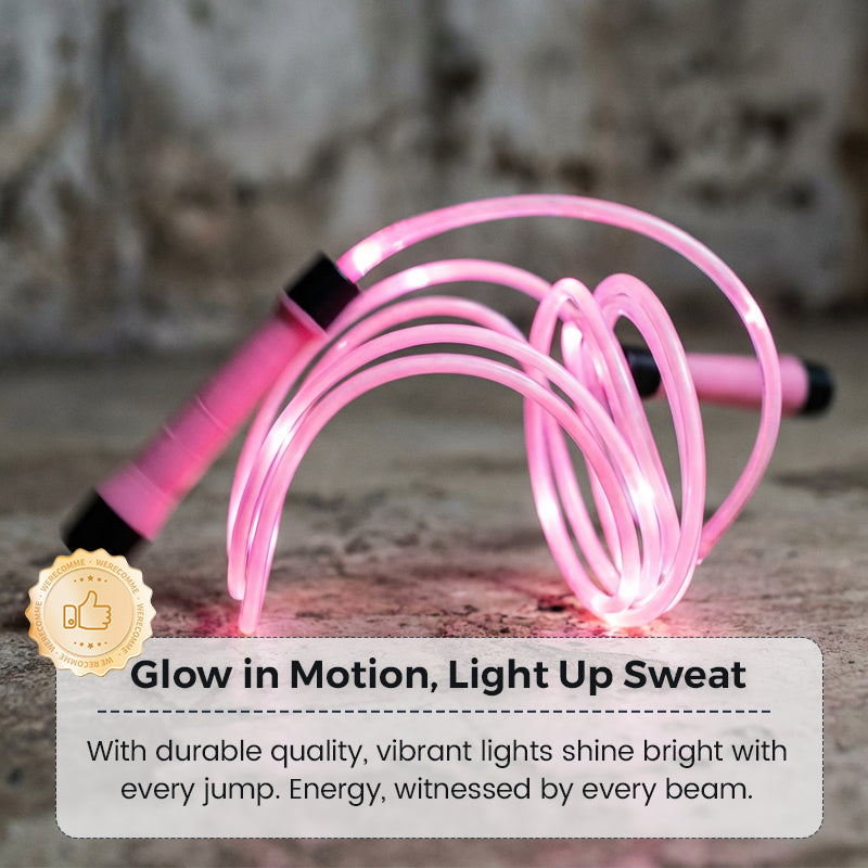 🪀Jump rope with colorful LED lights✨