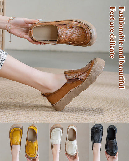 🥿🥿Spring 2026 New Original Leather Women's Single Shoes With Super Soft Sole