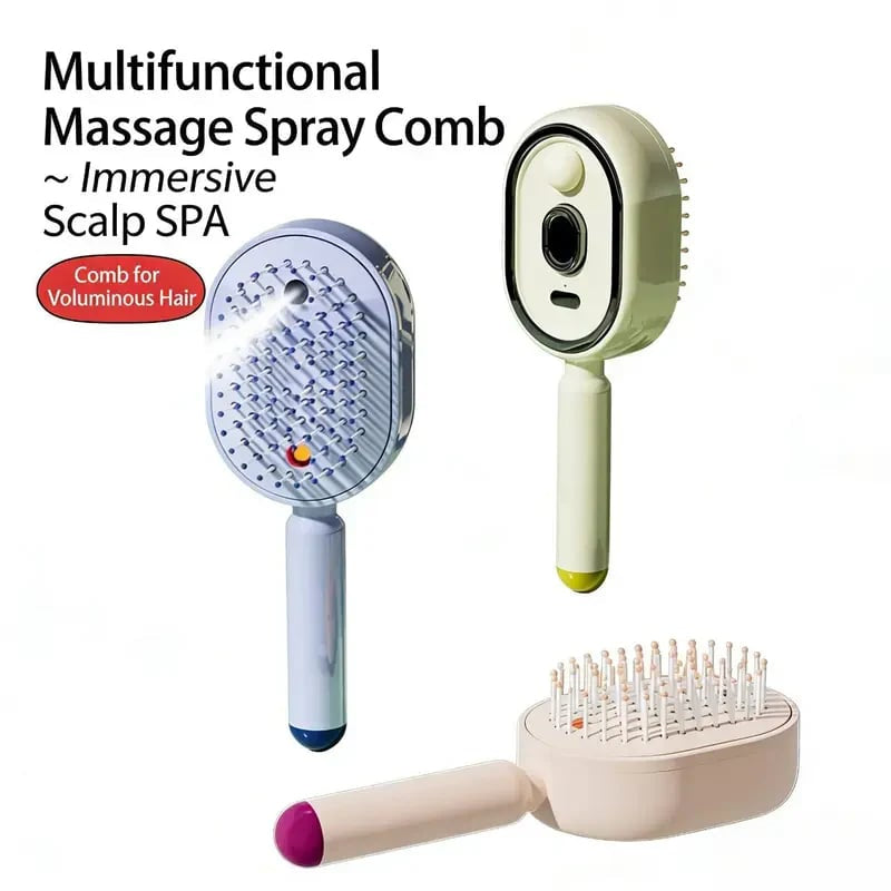 ⏰Final 3 Hours: Only $32.99🎉Electric Spray Air Cushion Massage Comb