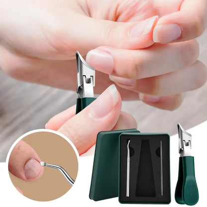 Wide Jaw Opening Nail Clippers for Thick Nails | Heavy Duty Podiatrist Tool Set