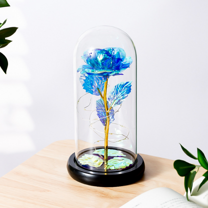 Colorful Galaxy Rose with Love